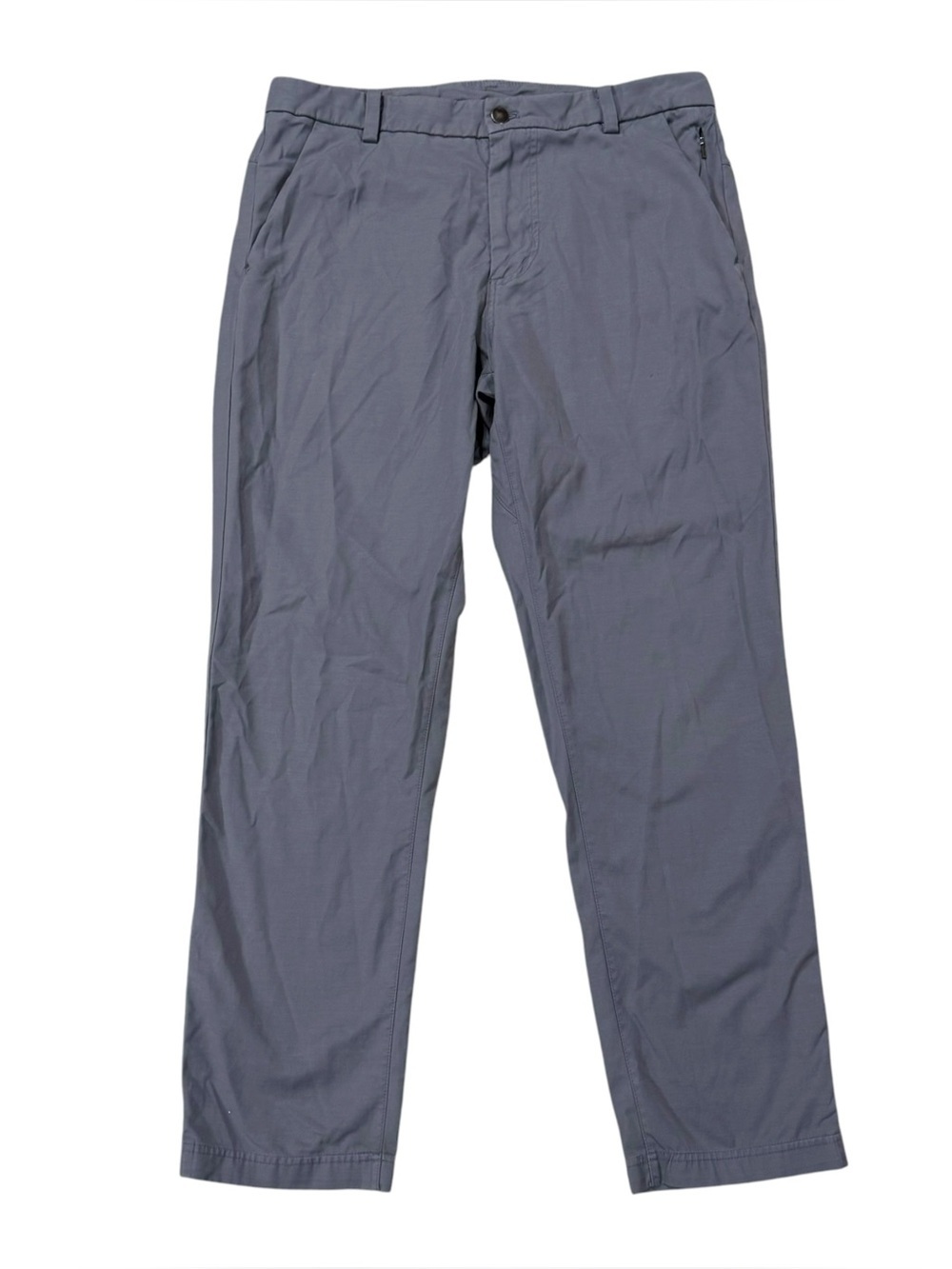 Lululemon Commission Pants Classic Fit Mens Size 32 Qwick Chino Fog Horn Gray - Picture 1 of 15